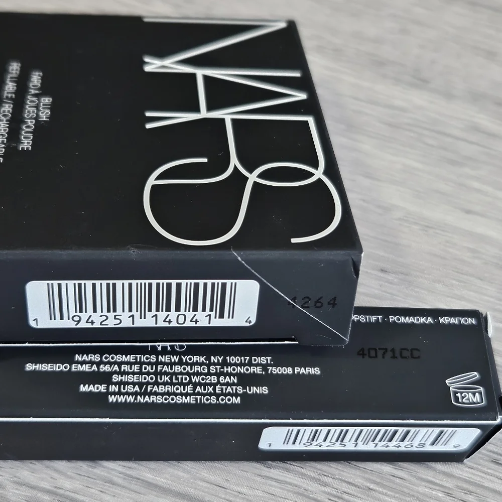 NARS Powder Blush DEEP THROAT & Sensual Shine Lipstick HIGH GEAR Duo MSRP $68